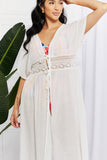 Marina West Swim Sun Goddess Tied Maxi Cover-Up - Rosa Apparel