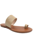 Miami Shoe Handmade One Band Toe Ring slide Sandals - Rosa Apparel