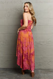 Ninexis In The Mix Sleeveless High Low Tie Dye Dress - Rosa Apparel