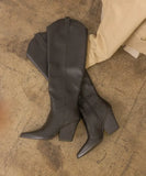 OASIS SOCIETY Barcelona - Knee High Pointed Toes Western Boots