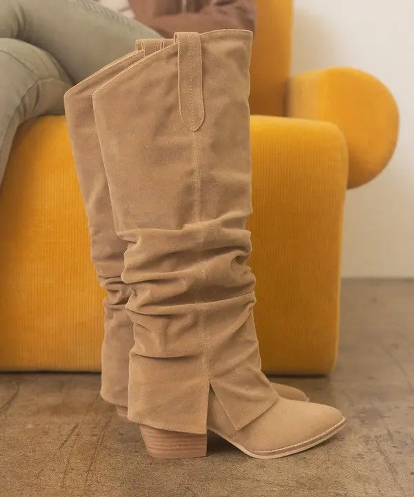 OASIS SOCIETY Thea - Botas vaqueras con abertura plegable