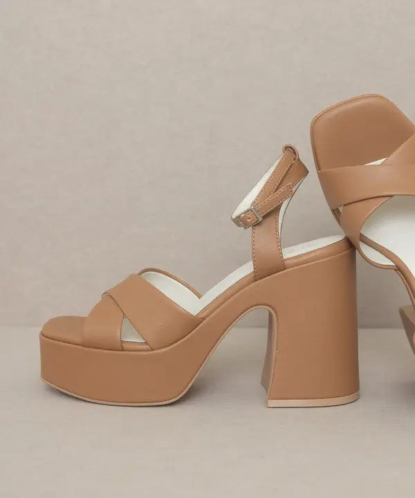 Oasis Society Norah - Chunky Platform Heel - Rosa Apparel