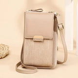 PU Leather Ladies Wallet Crossbody Bag - Rosa Apparel