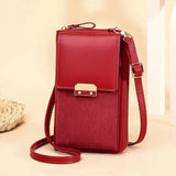 PU Leather Ladies Wallet Crossbody Bag - Rosa Apparel