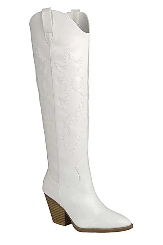 River-17-Knee High Western Boot - Rosa Apparel