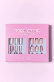 SO PINK BEAUTY Uñas a presión, 2 paquetes