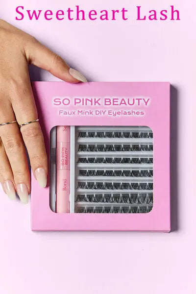 SO PINK BEAUTY Faux Mink Eyelashes Cluster Multipack - Rosa Apparel