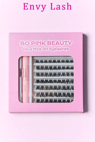 SO PINK BEAUTY Faux Mink Eyelashes Cluster Multipack - Rosa Apparel