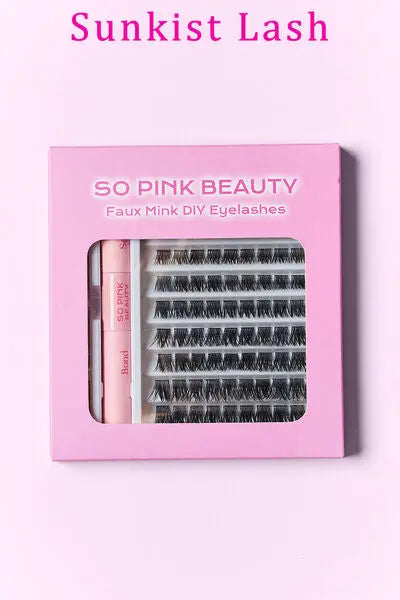 SO PINK BEAUTY Faux Mink Eyelashes Cluster Multipack - Rosa Apparel