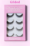 SO PINK BEAUTY Faux Mink Eyelashes Variety Pack 5 Pairs - Rosa Apparel