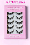 SO PINK BEAUTY Mink Eyelashes 5 Pairs - Rosa Apparel