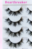 SO PINK BEAUTY Mink Eyelashes 5 Pairs - Rosa Apparel