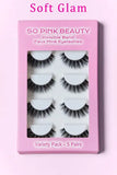 SO PINK BEAUTY Mink Eyelashes 5 Pairs - Rosa Apparel