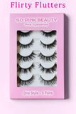 SO PINK BEAUTY Mink Eyelashes 5 Pairs - Rosa Apparel