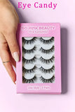 SO PINK BEAUTY Mink Eyelashes 5 Pairs - Rosa Apparel