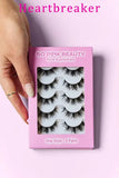 SO PINK BEAUTY Mink Eyelashes 5 Pairs - Rosa Apparel