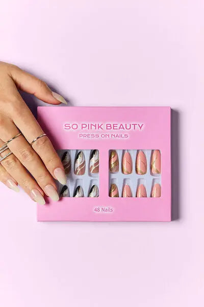 SO PINK BEAUTY Press On Nails 2 Packs - Rosa Apparel