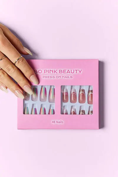 SO PINK BEAUTY Press On Nails 2 Packs - Rosa Apparel