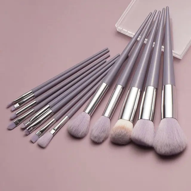 13Pcs Soft Fluffy Makeup Brushes Set - Rosa Apparel