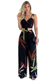 Sexy Casual Summer Two Piece Sleeveless Cami And Pant Set By Claude - Rosa Apparel