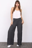 Solid Tiered Wide Leg Pants by EG Fashion - Rosa Apparel