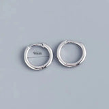 Stainless Steel Minimalist Huggie Hoop Earrings - Rosa Apparel