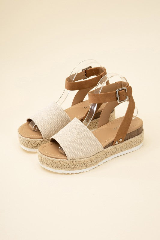 TOPIC-S Espadrille Ankle Strap Summer Sandals - Rosa Apparel