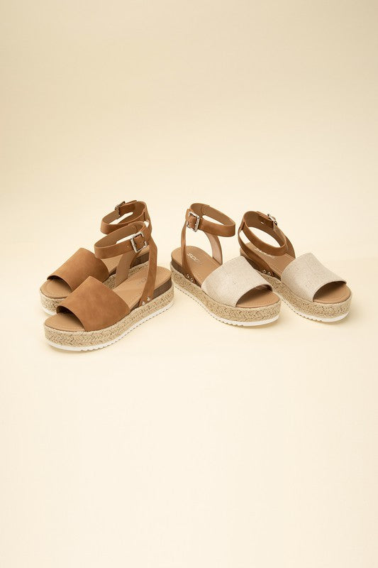 TOPIC-S Espadrille Ankle Strap Summer Sandals - Rosa Apparel