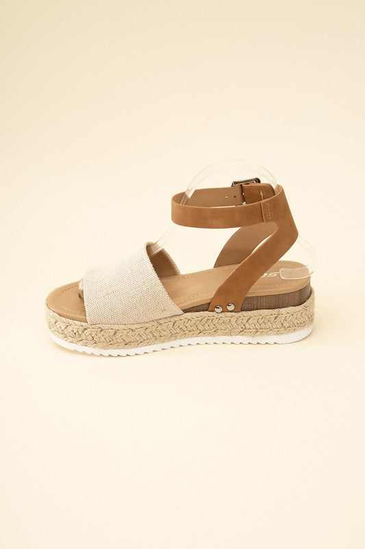 TOPIC-S Espadrille Ankle Strap Summer Sandals - Rosa Apparel