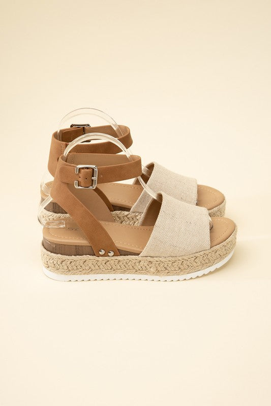 TOPIC-S Espadrille Ankle Strap Summer Sandals - Rosa Apparel