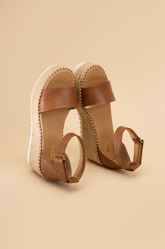 TUCKIN-S Platform Open Toe Summer Sandals - Rosa Apparel