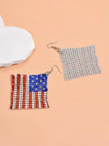 The American Flag Stars and Stripes 4th of July Drop earrings - Rosa Apparel