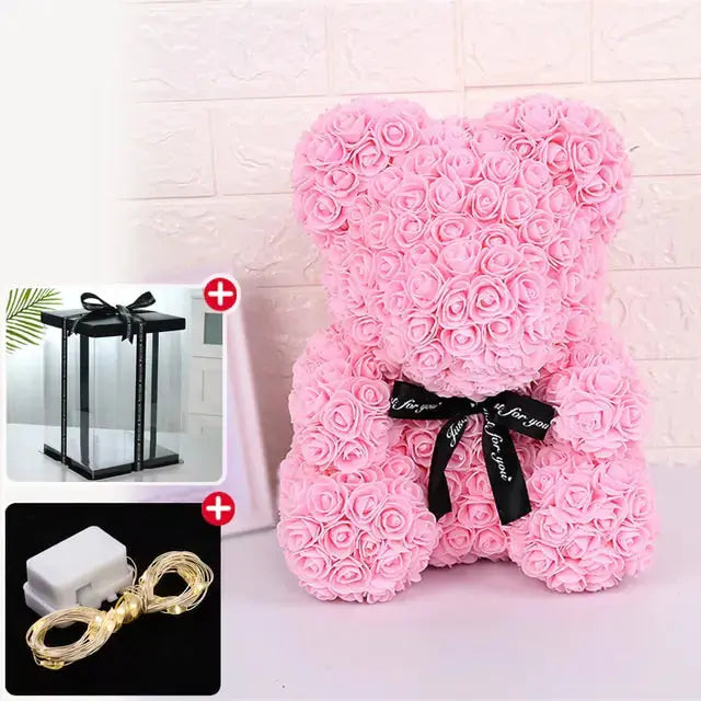 Wedding Decoration Rose artificial flower Bear - Rosa Apparel