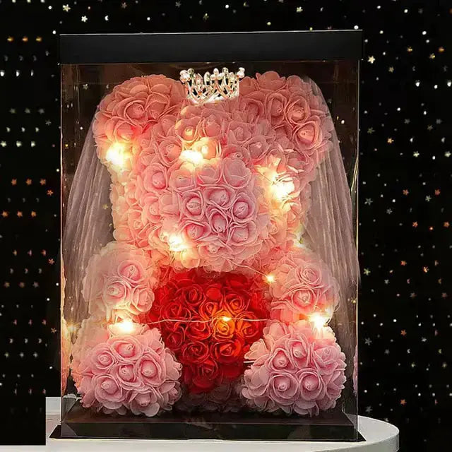 Wedding Decoration Rose artificial flower Bear - Rosa Apparel