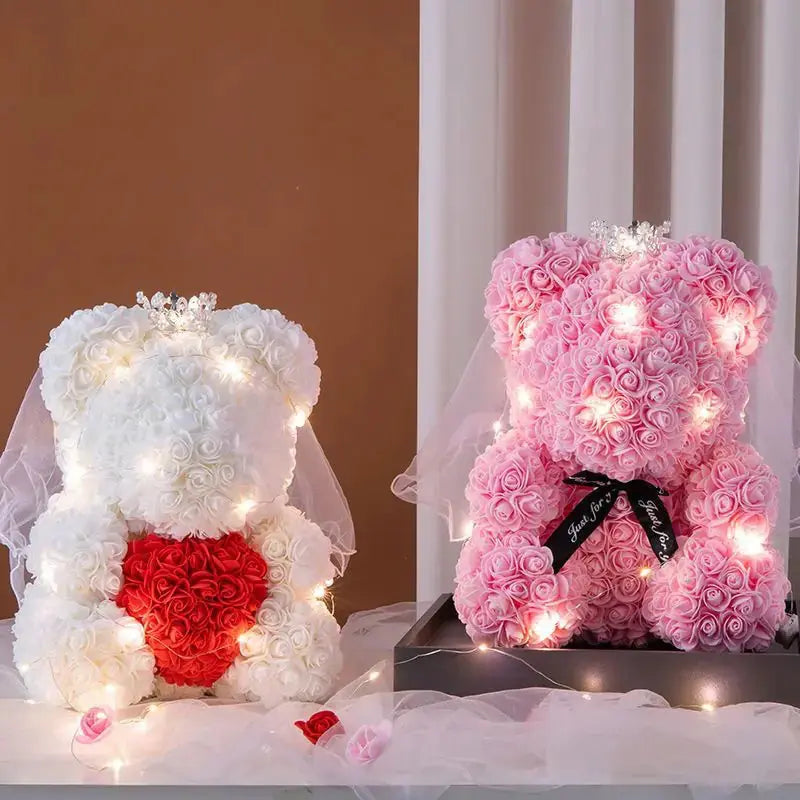 Wedding Decoration Rose artificial flower Bear - Rosa Apparel