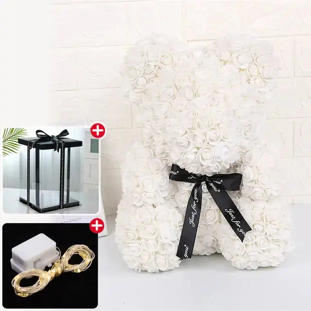 Wedding Decoration Rose artificial flower Bear - Rosa Apparel