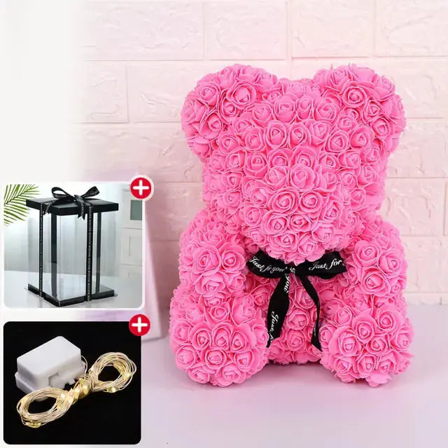 Wedding Decoration Rose artificial flower Bear - Rosa Apparel