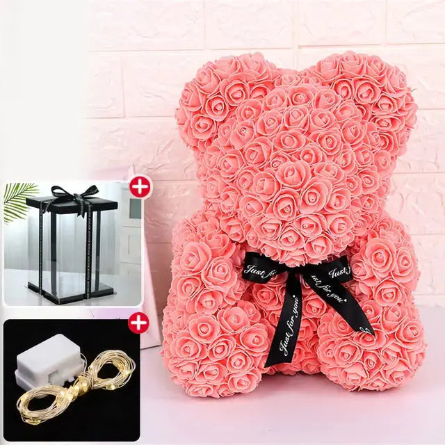 Wedding Decoration Rose artificial flower Bear - Rosa Apparel