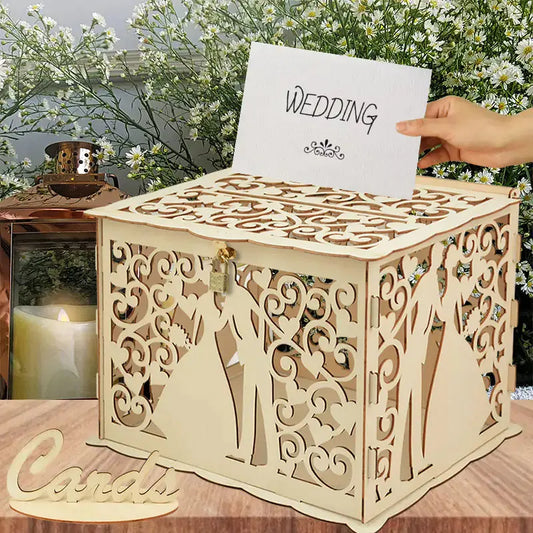 Wooden Wedding Gifts Card Boxes - Rosa Apparel