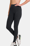 Zenana Premium Microfiber High Waist Leggings - Rosa Apparel