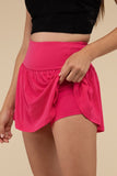 Zenana Wide Band Tennis Skirt with Zippered Back Pocket - Rosa Apparel