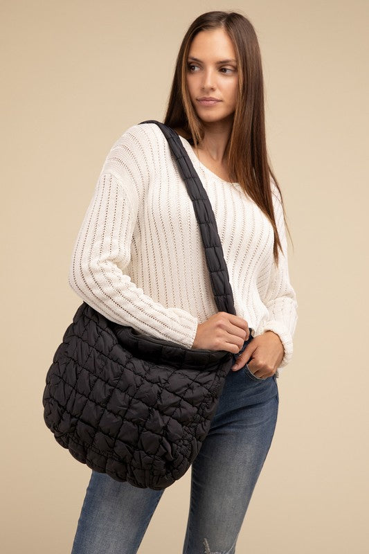 Puff Quilted Crossbody Shoulder Bag ZENANA