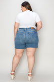 Judy Blue Full Size High Waist Slim Denim Shorts Style #:15277 Judy Blue