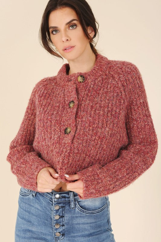 Melange multicolor sweater top Lilou