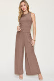 Basic Bae Full Size Ribbed Tank and Wide Leg Pants Set Basic Bae