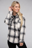 Cozy Plaid Flannel Shacket Ambiance Apparel