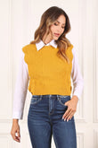 Ruffle sweater vest Lilou