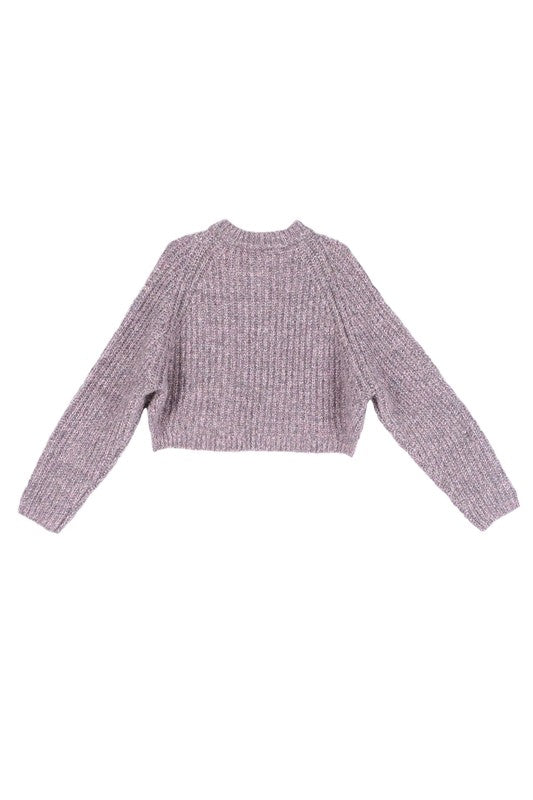 Melange multicolor sweater top Lilou