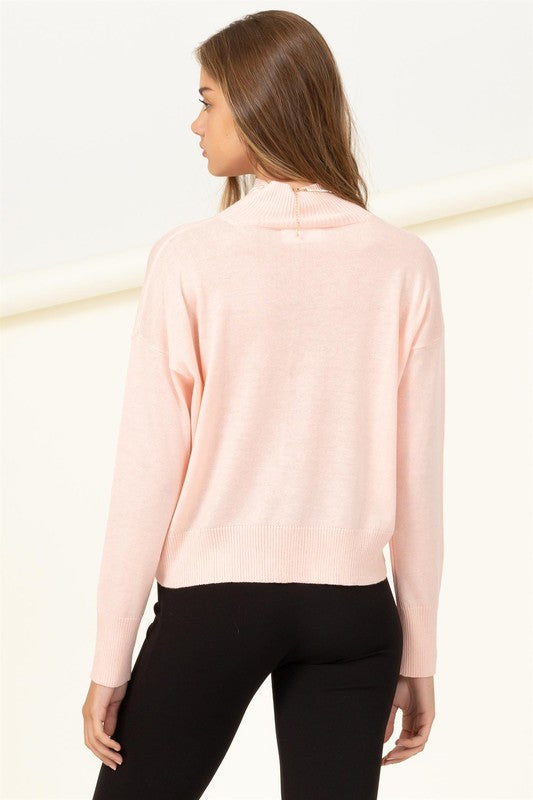 Warm Personality High-Neckline Sweater HYFVE