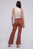 Zenana Acid Washed Frayed Cutoff Hem Straight Wide Jeans Pants ZENANA